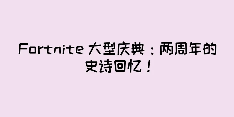 Fortnite 大型庆典:两周年的史诗回忆!
