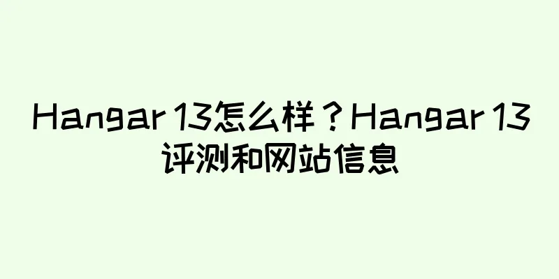 Hangar 13怎么样？Hangar 13评测和网站信息