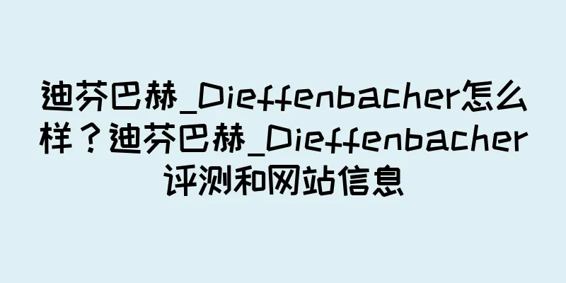 迪芬巴赫_Dieffenbacher怎么样？迪芬巴赫_Dieffenbacher评测和网站信息