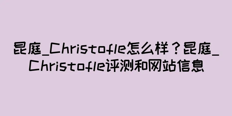 昆庭_Christofle怎么样？昆庭_Christofle评测和网站信息