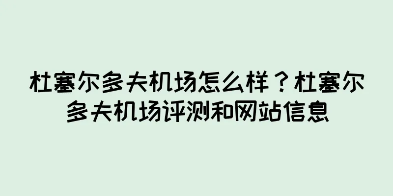 杜塞尔多夫机场怎么样？杜塞尔多夫机场评测和网站信息
